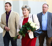 Atsisveikinimo su Donatu Banioniu akimirka