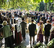 Atsisveikinimo su Donatu Banioniu akimirka