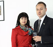 Aistis Mickevičius su mama Galina