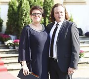 Jurga Klimaitė-Riebling su vyru Dirku