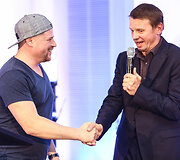 Laurynas &Scaron;arkinas ir Rolandas Kazlas