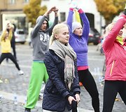 Treniruotės akimirka