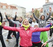 Treniruotės akimirka