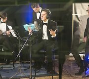 Donato Montvydo spaudos konferencijos akimirka   