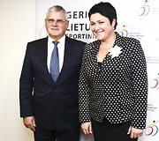Vytautas Kvietkauskas ir Daina Gudzinevičiūtė