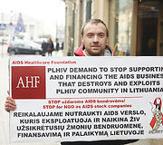 Piketo akcijos akimirka