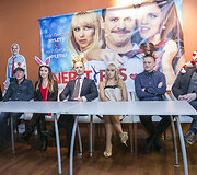 Filmo &bdquo;Nepatyręs&ldquo; spaudos konferencija