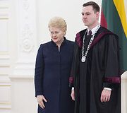 Mindaugas Ražanskas ir Dalia Grybauskaitė