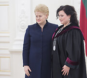 Dalia Grybauskaitė ir Neringa Ruibytė