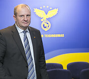 Rinkimų rezultatų laukimas &bdquo;Tvarkos ir teisingumo&ldquo; būstinėje