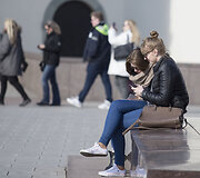 Saulėta kovo 24-oji diena Vilniuje