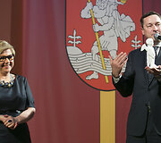 Vida Rama&scaron;kienė ir Artūras Zuokas