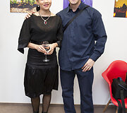 Andrius Pauliukevičius su žmona Ilka Adams