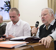 Dovydas Pancerovas ir Vytautas Landsbergis