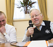 Dovydas Pancerovas ir Vytautas Landsbergis
