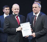 Apdovanojimų akimirka
