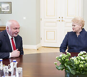 Dalia Grybauskaitė ir Valentinas Mazuronis