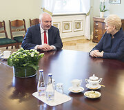 Dalia Grybauskaitė ir Valentinas Mazuronis