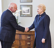 Dalia Grybauskaitė ir Valentinas Mazuronis