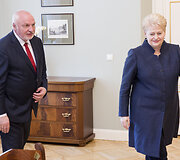 Dalia Grybauskaitė ir Valentinas Mazuronis