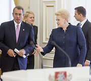 Prezidentė Dalia Grybauskaitė susitiko su JAV Atstovų Rūmų pirmininku Johnu Boehneriu