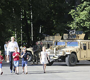 JAV Nepriklausomybės dienos &scaron;ventė Verkių parke