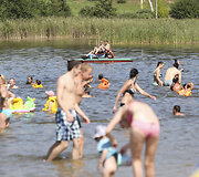 Vilniečiai Salotės paplūdimyje