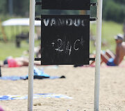 Vilniečiai Salotės paplūdimyje