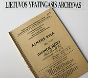 Algirdo Mykolo Brazausko asmens byla