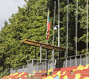Trečiadienį LFF stadione Vilniuje kabanti Lietuvos vėliava