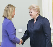 Federica Mogherini ir Dalia Grybauskaitė