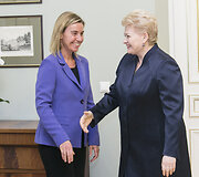 Federica Mogherini ir Dalia Grybauskaitė