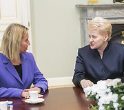 Federica Mogherini ir Dalia Grybauskaitė