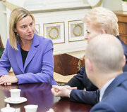 Federica Mogherini ir Dalia Grybauskaitė