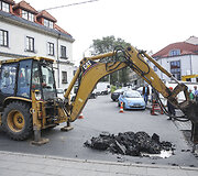Vandentiekio avarija Subačiaus gatvėje