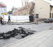 Vandentiekio avarija Subačiaus gatvėje