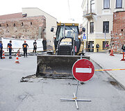 Vandentiekio avarija Subačiaus gatvėje