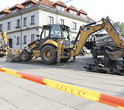 Vandentiekio avarija Subačiaus gatvėje