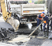 Vandentiekio avarija Subačiaus gatvėje