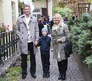 Rima Olberkytė-Stankus su vyru Žydrūnu