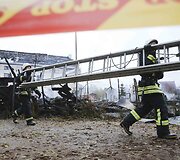 Vilniaus Ukmergės gatvėje sudegė Centrinė ūkininkų turgavietė