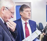 Evaldas Gustas ir &Scaron;arūnas Kliokys