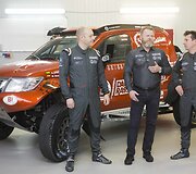 Antanas Juknevičius pristatė savo naują Dakaro raliui paruo&scaron;tą &bdquo;Toyota&ldquo; automobilį