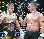 &bdquo;KOK WOLRD BELT&ldquo; finalas: Sergejus Maslobojevas  &ndash; Robertas Dorinas