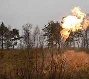 Gamtinių dujų i&scaron;leidimas Tarandėje