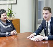 Justinas &Scaron;vėgžda ir Audronė Pitrėnienė