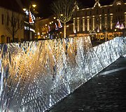 Interaktyvusis labirintas-eglutė Rotu&scaron;ės aik&scaron;tėje
