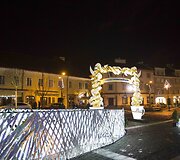 Interaktyvusis labirintas-eglutė Rotu&scaron;ės aik&scaron;tėje