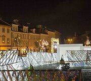 Interaktyvusis labirintas-eglutė Rotu&scaron;ės aik&scaron;tėje
