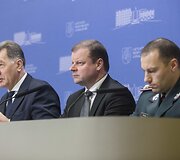 Saulius Skvernelis, Linas Pernavas ir Algirdas Butkevičius
